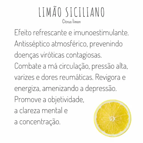 óleo essencial de limão siciliano